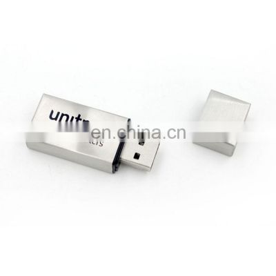 Metal usb 2.0 3.0 flash drive super mini oem logo printing customized logo pen driver memory sticker