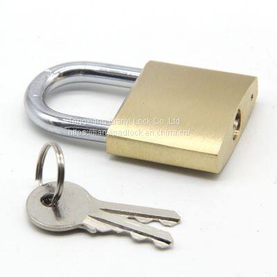 Sample Available Cheap Safety Customized Logo Small Padlock 25mm Heavy Duty Brass Padlock photo-2