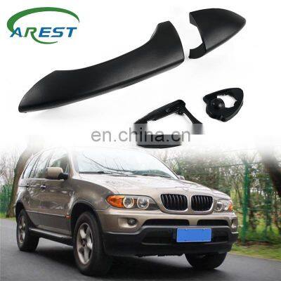 Car Outer Door Handle Rear Left Side Dumb Black For BMW X5 2000 2001 2002 2003 2004 2005 2006 Car Accessories ABS+Metals