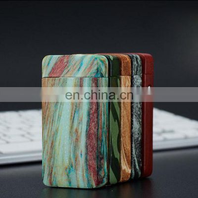 Customized Newest ARC Rechargeable Zinc Alloy Design Marble Colorful Electric Windproof For Gift Usb Lighter