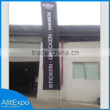 China New Design Popular Aluminum Beach Flag Poles