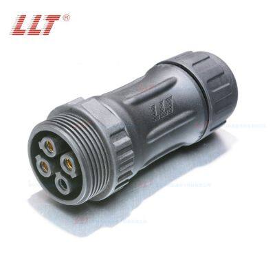 Electronic Industrial M45 4Pin Power Insulated 2 3 4 Pin Waterproof Led Connector photo-3
