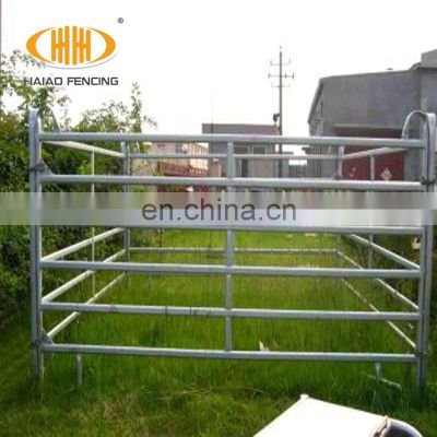 Best selling metal horse fence panel,cattle yard horse fence panel, steel pipe galvanized used horse fencing