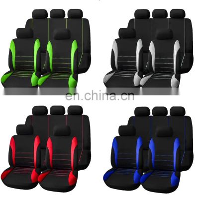 9Pcs Car Accessories 2021 Interior Seat Covers Other Interior Accessories Universal Cover Red Blue Gray