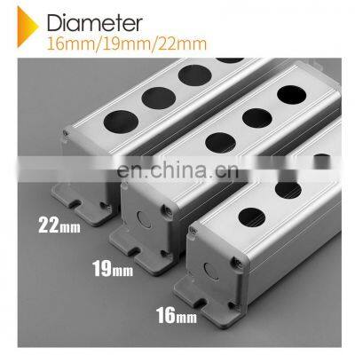 16mm/19mm/22mm Waterproof Aluminium Alloy Metal Push Button Switch Box With Outdoor Power Control Box photo-4