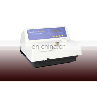 Portable spectrometer for lab 752pro UV vis spectrophotometer