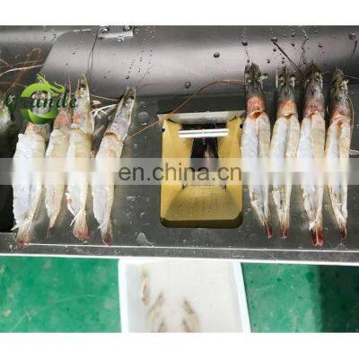 High Efficiency Stainless Steel Automatic Prawn Halves Shrimp Deveiner Back Cutting Machine photo-4