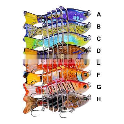 10cm/15.5g Bass Multi Jointed Saltwater Trolling Lure Sea Fishing Hard Plastic Lure photo-3