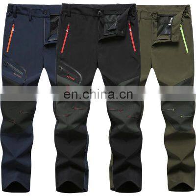 Manufacturers wholesale couple outdoor men's and women's quick-drying pants thin micro stretch waterproof breathable large size