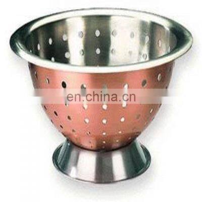 copper color colander