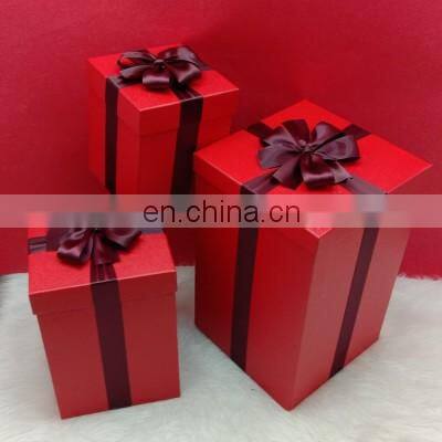 Kraft Paper Christmas Presents Display Stand Cardboard Box Family Boyfriend Girlfriend Doll Gift Packaging Boxes Wholesale