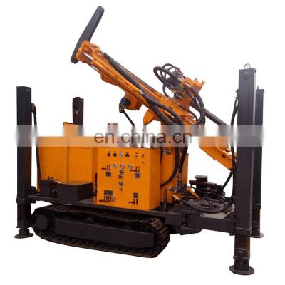 OrangeMech JDL350 Water and pneumatic, dual purpose crawler type drilling rig  for rocks