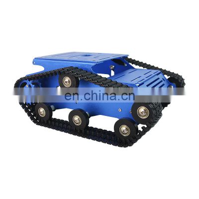 Unfinished Aluminum Alloy Tracked Tank Chassis CNC RC Tank Chassis for Arduino DIY