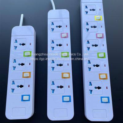 Switched Socket& Switch and Socket USB PD charger powerstrip 713 714 715
