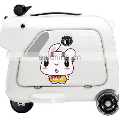 Air Wheel Series- Children's Electrical Riding Suitcase SQ3 Newly Designed Children's Ride On Luggage With Shoulder Straps