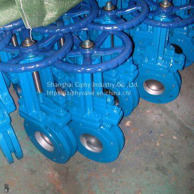 Cast Steel Rising Stem Knife Gate Valve ANSI Class150 photo-5