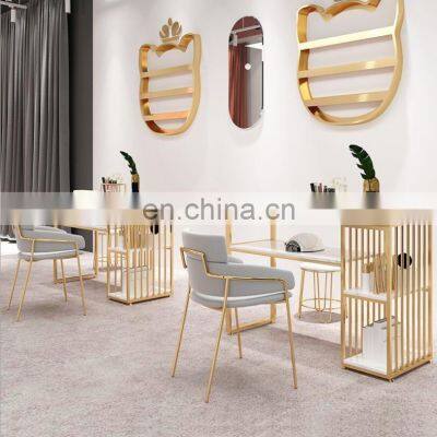 Luxury Multifunctional Huge Storage Function Manicure Table Nail Table With Vent photo-3