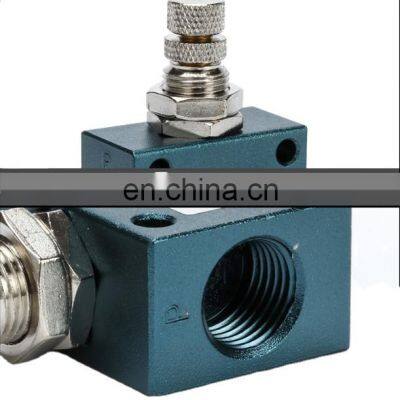 SNS ASC Series Manual Pneumatic One Way Flow Speed Throttle Valve Air Control Valve photo-3