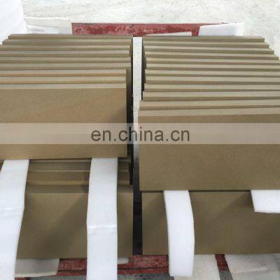 Factory Countryside Style Exterior Wall Panels Decorative Beige Sandstone Sandblast photo-2