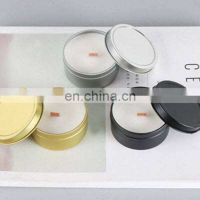 Custom Soy Wax Metal Empty Container Jar Wholesale Lidded Candle Tin photo-5