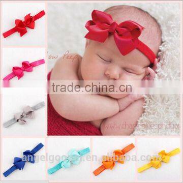 2015 hot selling kids hair bow italian hair accessories headband visors flower headband MY-AC0031