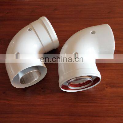 90 Degree White Elbow/Bend/Chimney Flues/Smoke Pipe for Gas Boilers photo-2
