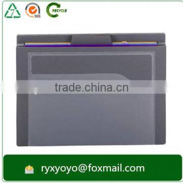 2016 Foldable pp Plastic Multiple Pockets Hanging File Folder With Hook and Loop Quality Choice photo-3