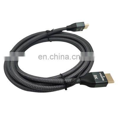 Good Quality Customized 2m Braided High Speed 8K Hdmi 2.1 Cable photo-3