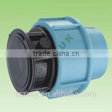 PP COMPRESSION FITTINGS PLASTIC PIPELINE CAP