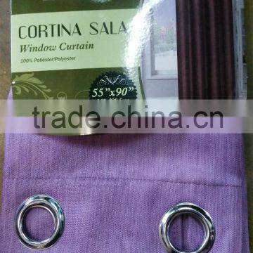 1PC SOLID TEXTURE FAUX LINEN CURTAIN FOR LIVING ROOM photo-2