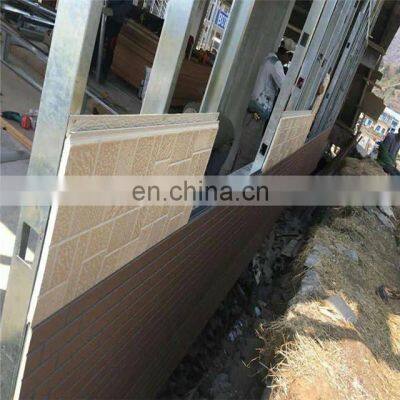 Wood Plastic Wall Panels Roof Sandwich Panels Siding Panel Corrugated Metal Low Cost Outdoor Lightweight Insulation Modern Free photo-2