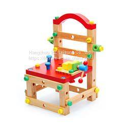 Beech Wood Detachable Working Chair DIY Education Toy