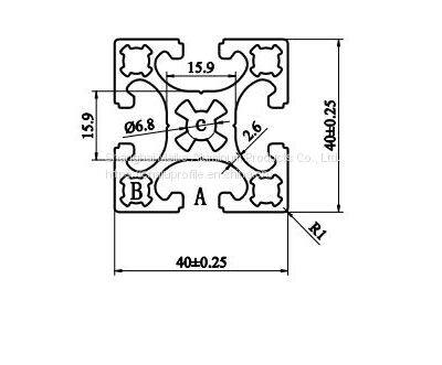 MK-8-4040S 4040 Sandblasting T Slot Linear Rail Aluminium Profile for CNC Router Factory Price photo-2