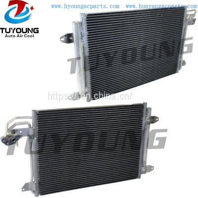 China manufacture auto air conditioning condensers fit VW Volkswagen Jetta Golf Rabbit Audi VW3030127