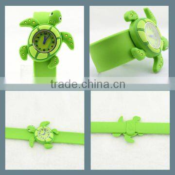 Children's Slap Silicone Watch With Tortoise