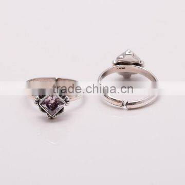 PINK TOPAZ TOE RING ,925 sterling silver jewelry wholesale,WHOLESALE SILVER JEWELRY,SILVER EXPORTER,SILVER JEWELRY FROM INDIA