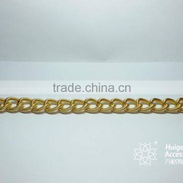 High Quality fashion gold aluminum jewelry metal chain from yiwu