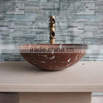 Hand Carved Natural Bathroom Stone Sink & Wash Basin photo-5