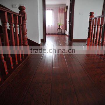 Pecan Antique Engineered Solid Wood Flooring AB grade FSC