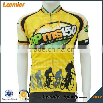 2015 sublimation high quality custom cycling wear