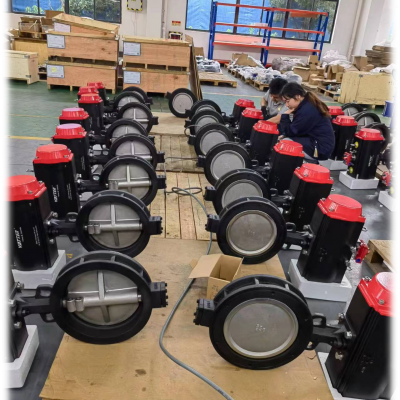 Adjustable and Shut-off Pneumatic High Performance Butterfly Valve with Low Torque Design for Gas and Liquid Media