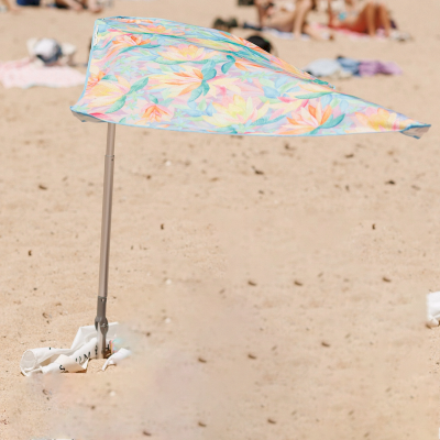 Маленький пляжный зонт, квадратный телескопический зонт в виде креста, теневой зонтик, полностью из алюминия.