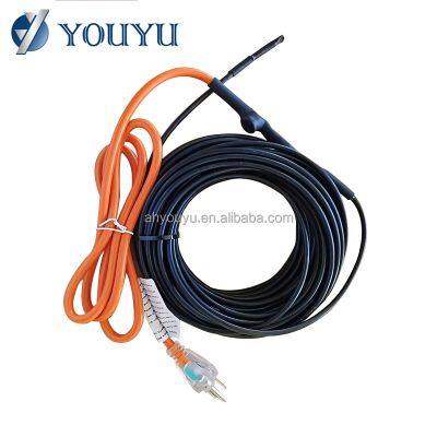 CE Certified Heat Cable for Freeze Protection Underfloor Heating Copper Conductor Trace Cable Pipes for Roof Industrial Use photo-5