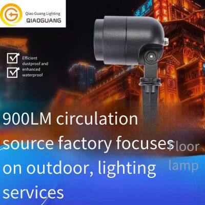 tree lighting landscape spotlights, outdoor colorful led floodlights, garden tree spotlights, ground-inserted lights, greening lights for outdoor use