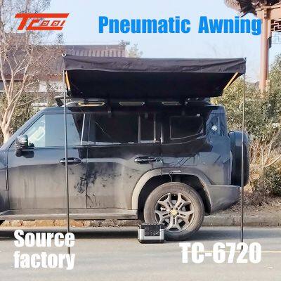 Car Side Pneumatic Awning, SUV Car Canopy Tent, Outdoor Camping, Aluminum Alloy Oxford Cloth, Rain Proof Sunshade photo-3