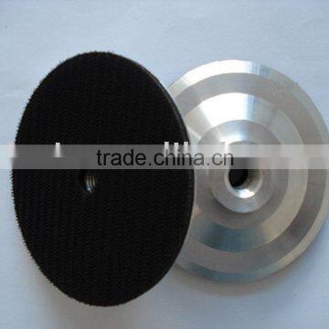 Aluminum flexible polishing backing pad