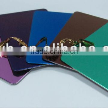 colored black mirror 304 stainless steel sheet