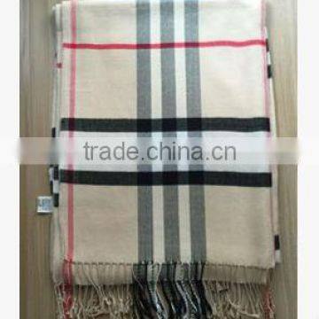 High Quality Fashionable Cotton Cashmere Imitation Tassel Scarf photo-5