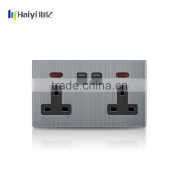 Shopping Websites Sold Home or Hotel 2 Gang 13A Electrical Switch And Socket