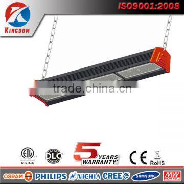 110-277V ETL DLC CE RoHS IP65 200w 150w 100w Linear parking garage led light